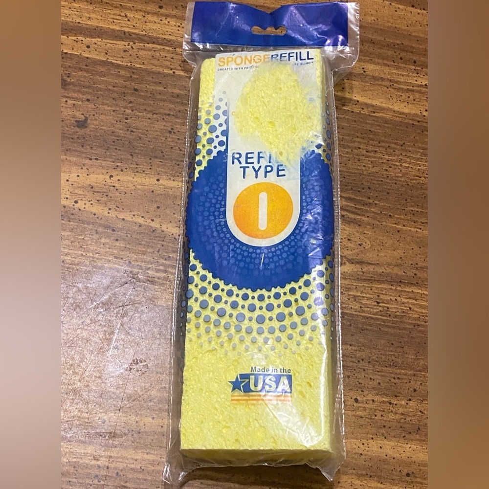 Yellow and Blue Refill Type 1 Sponge made in USA replacement